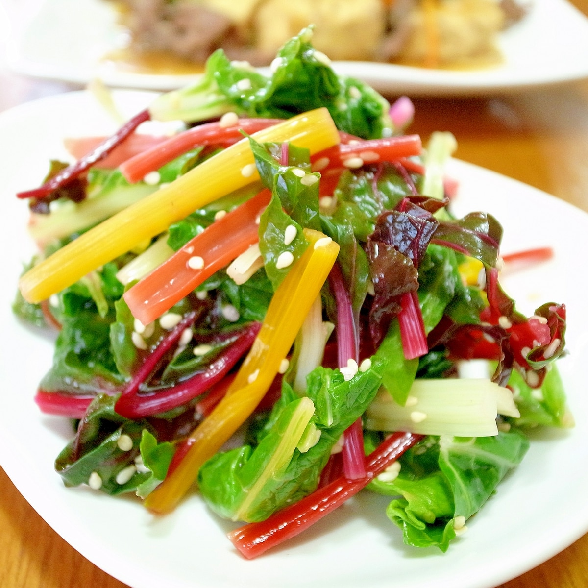 スイスチャードの胡麻和え レシピ 作り方 By 根岸農園 楽天レシピ